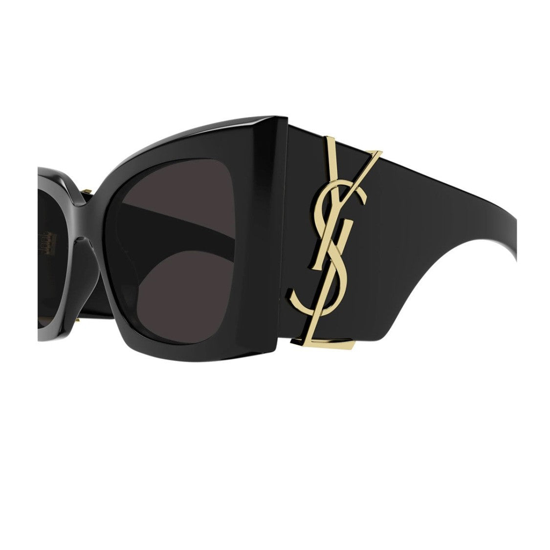 Saint Laurent Black Sl M119 Blaze Acetate Sunglasses