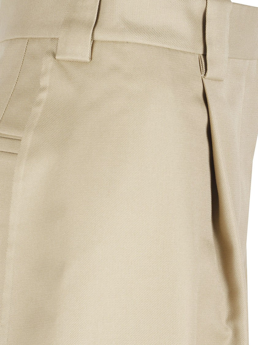 Balenciaga Tulip-Shape Cotton Shorts With Distinct Panel Construction