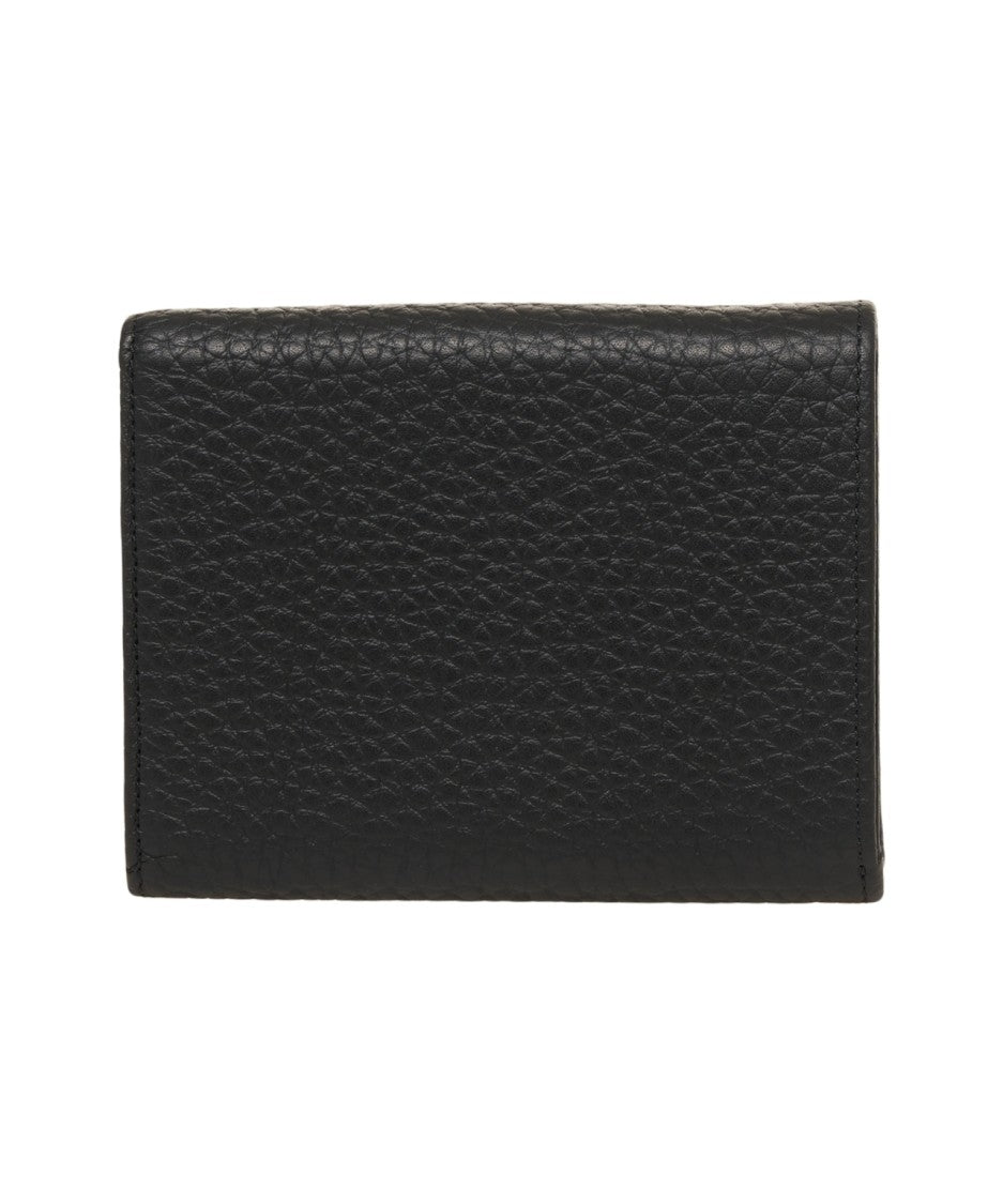 Orciani Hammered Leather Wallet