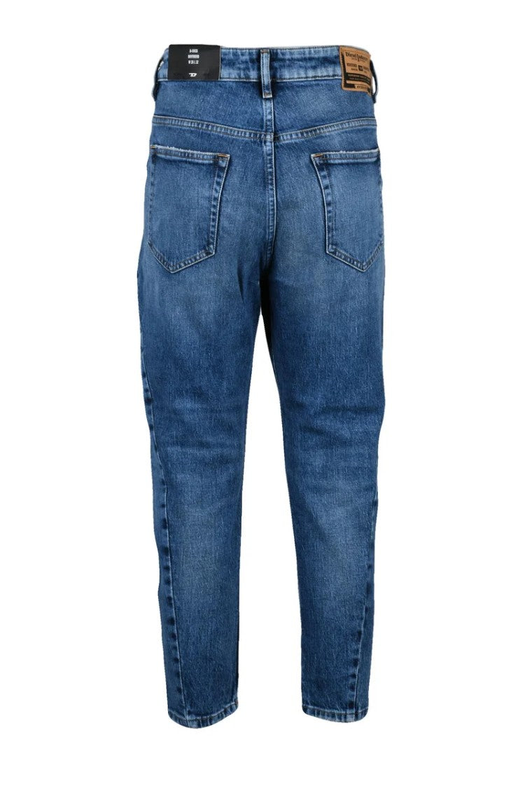 Diesel Blue D-Fayza Boyfriend Cotton Elastane Jeans