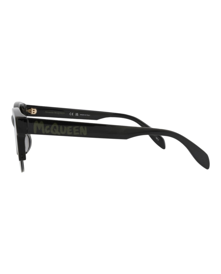 Alexander Mcqueen Square-Frame Recycled Acetate Sunglasses