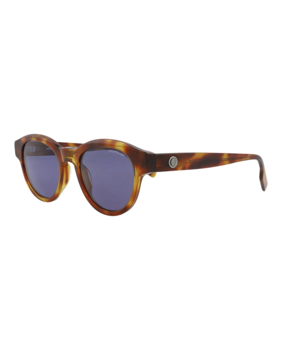 Montblanc Round-Frame Acetate Sunglasses