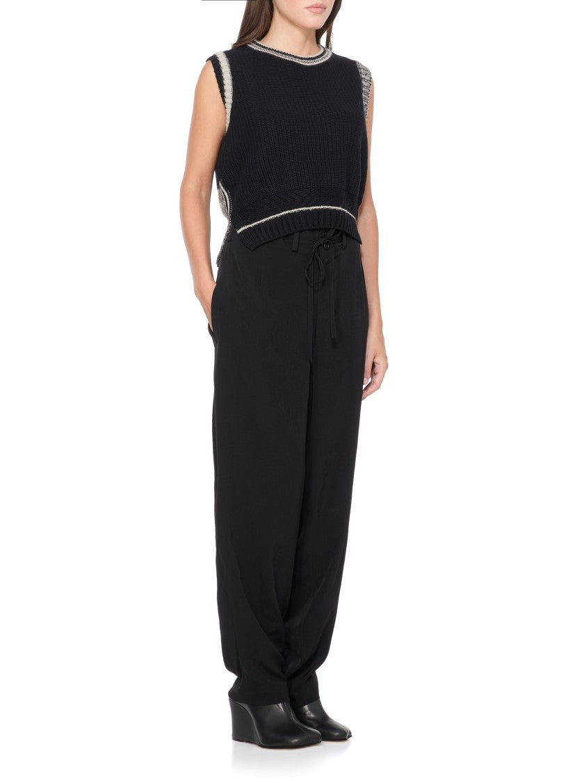 Y's Cotton Blend Vest