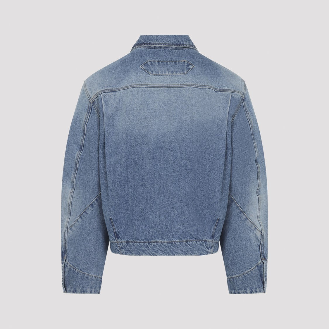 Jacquemus The Mirada De-Nimes Blue Cotton Jacket