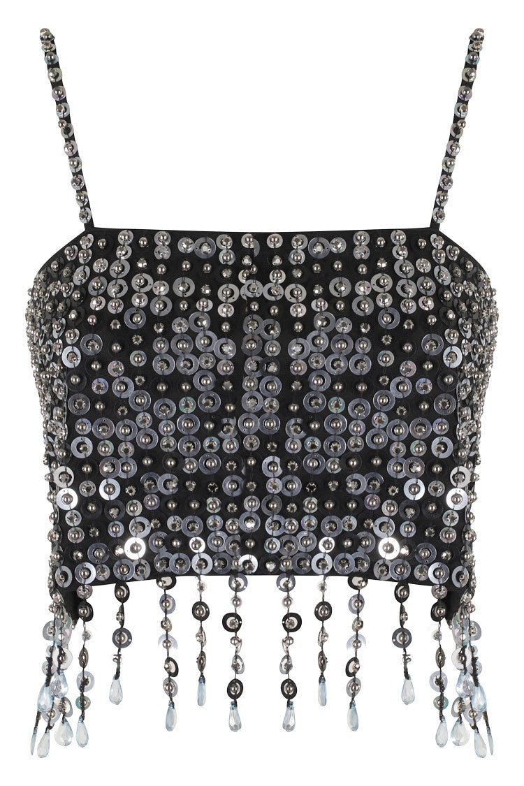 Pinko Pongo Top Paillettes