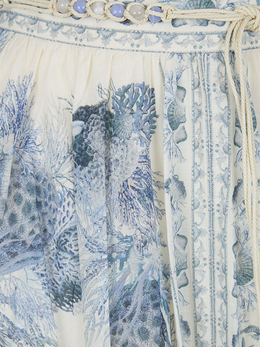Zimmermann Wanderlust Cotton Skirt