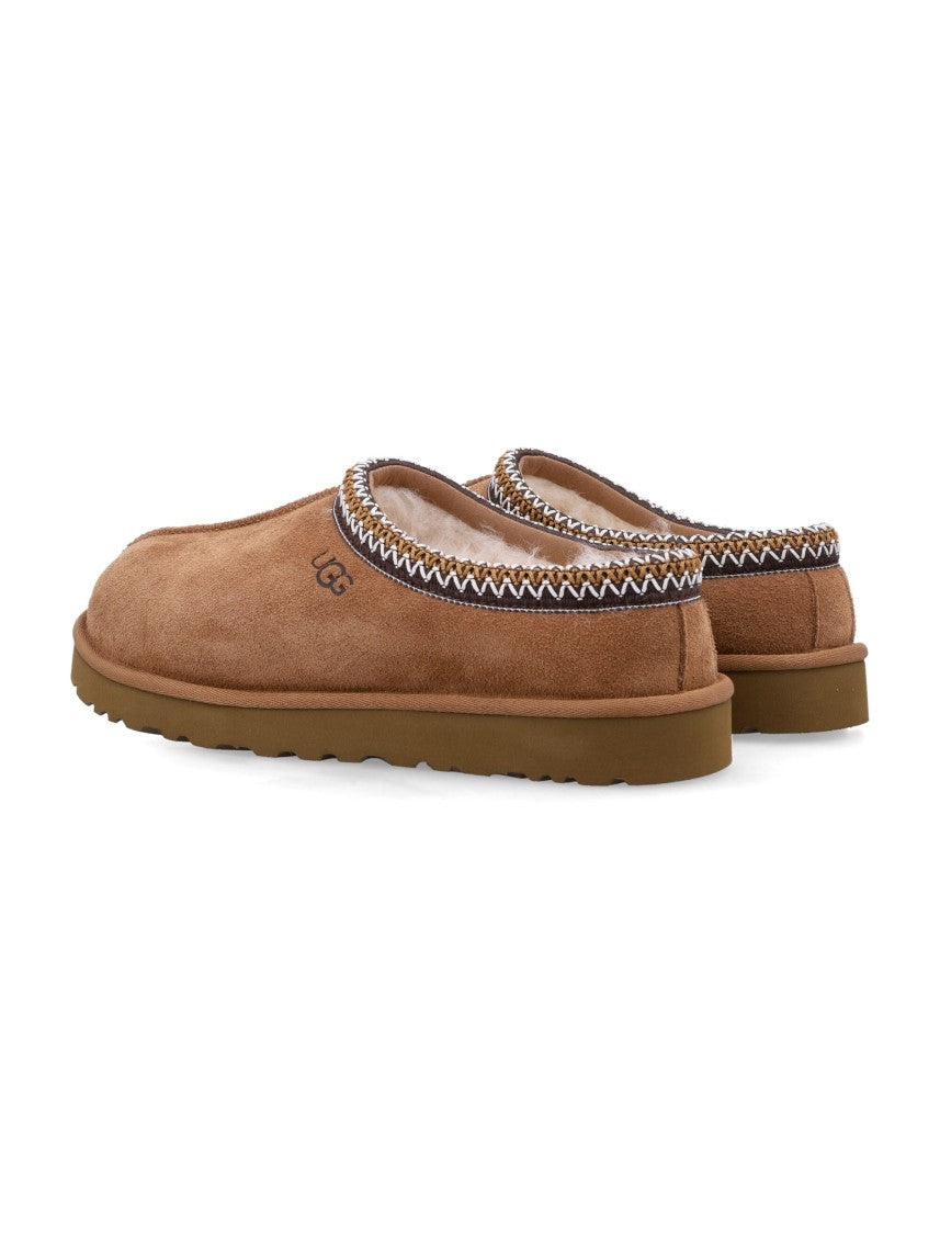 Ugg Tasman Slip On Suede Shearling Mules
