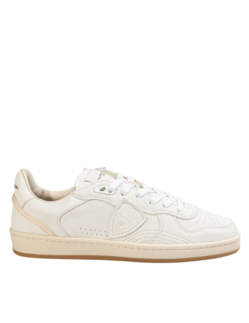 Philippe Model Pgal White Leather Sneakers