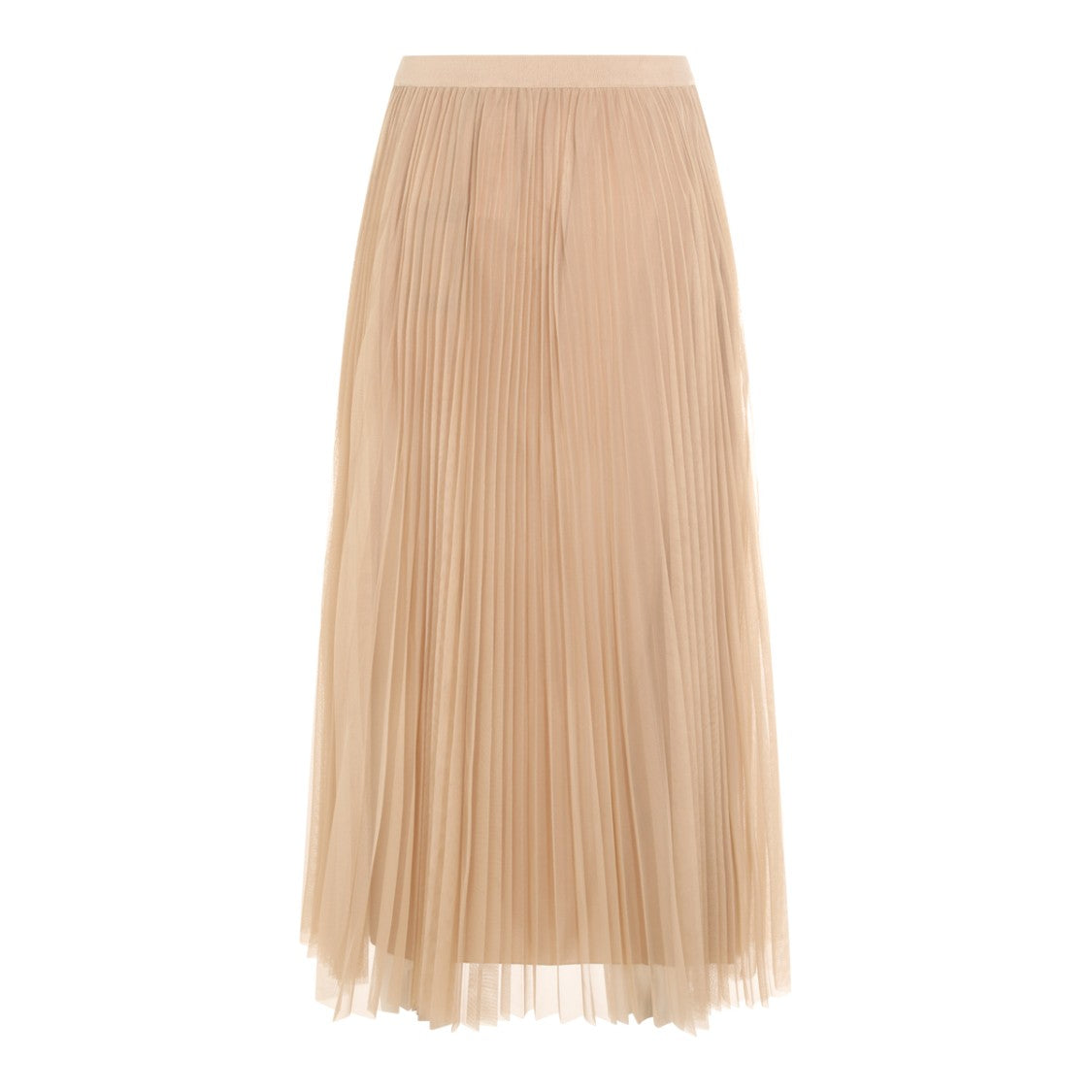 Fabiana Filippi Beige High-Waisted Maxi Skirt