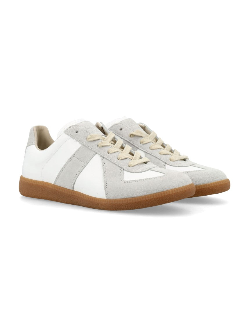 Maison Margiela Replica Low-Top Sneakers With Suede