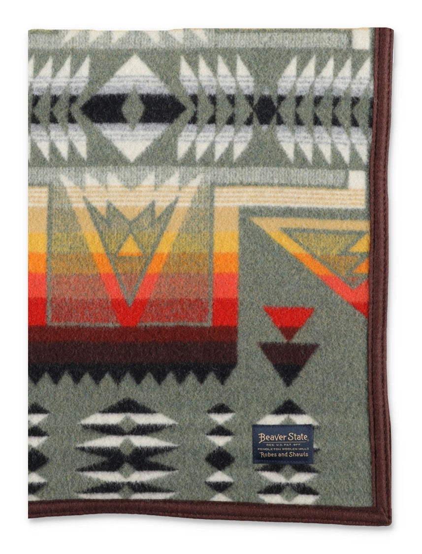 Pendleton Ponderosa Napped Geometric Pattern Scarf