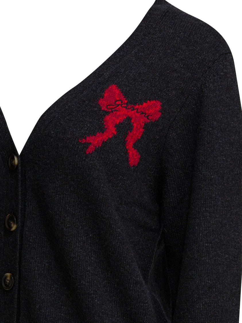 Ganni Wool Blend Cardigan