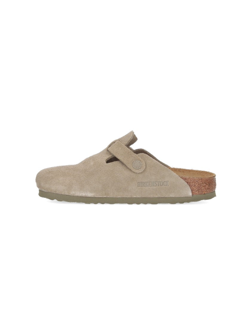 Birkenstock "Boston" Mules – Green