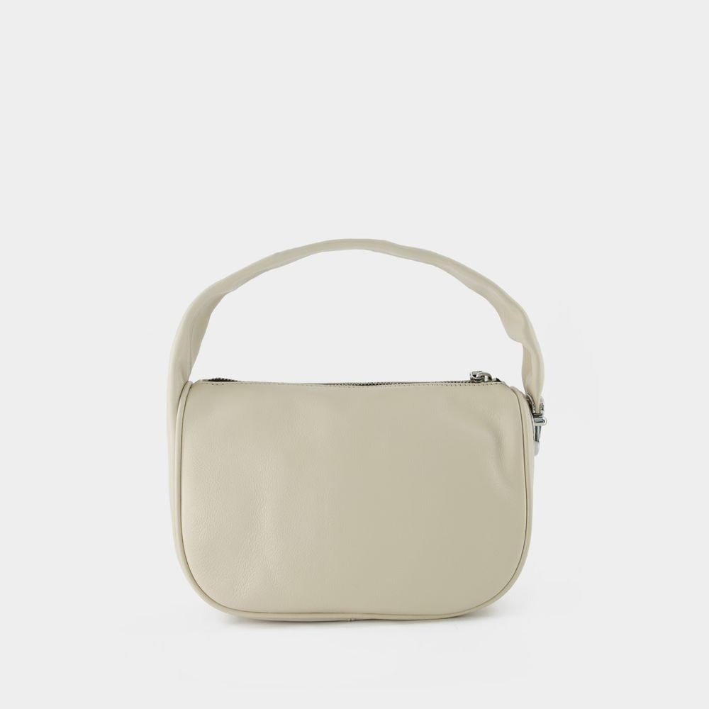 Marc Jacobs Pushlock Mini Hobo Bag - Cloud White - Leather