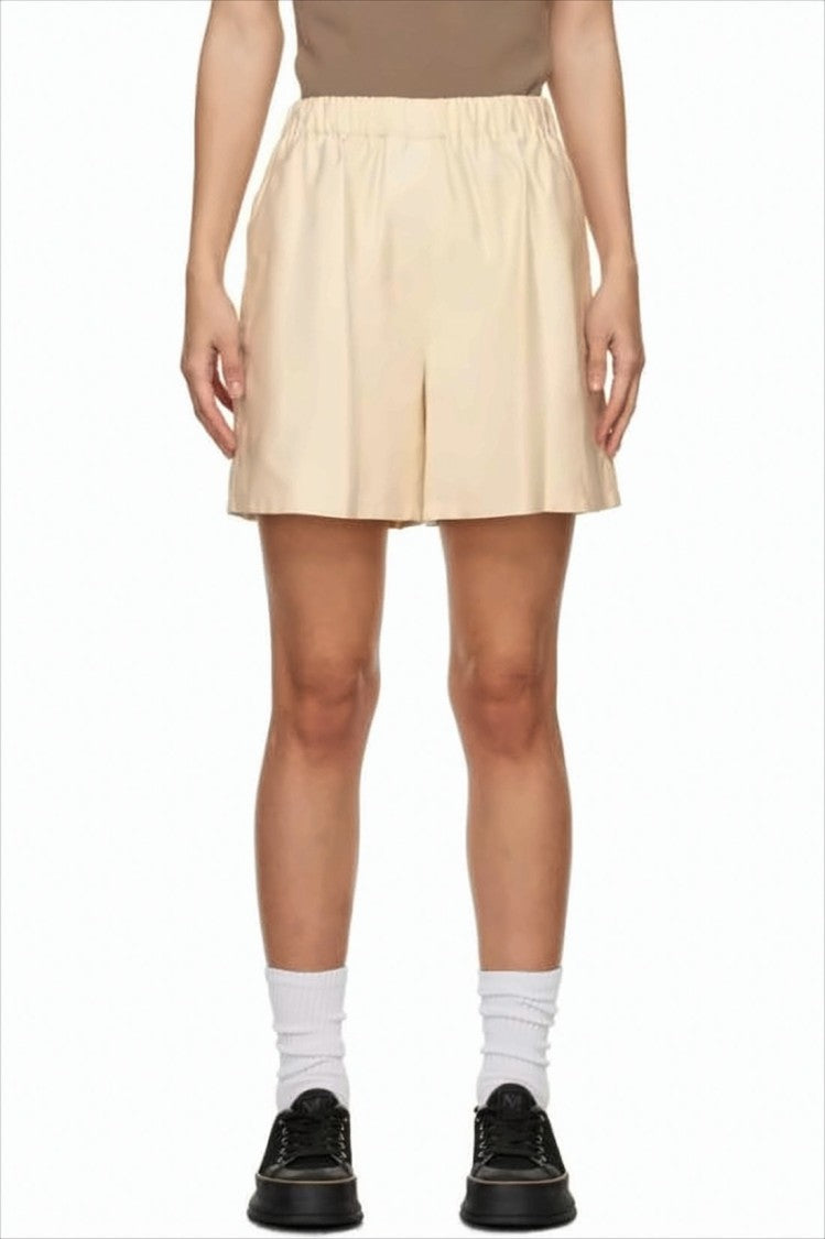 Max Mara Relaxed Fit Wool-Blend Shorts With Subtle Pleats