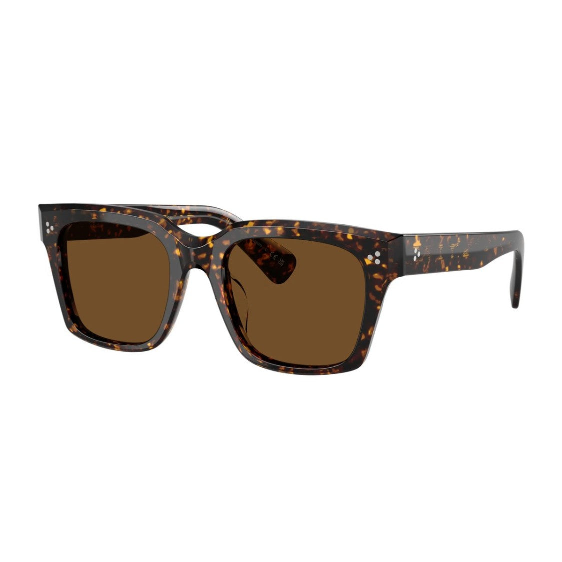 Oliver Peoples Tortoise Atago Ollice Acetate Rectangular Sunglasses