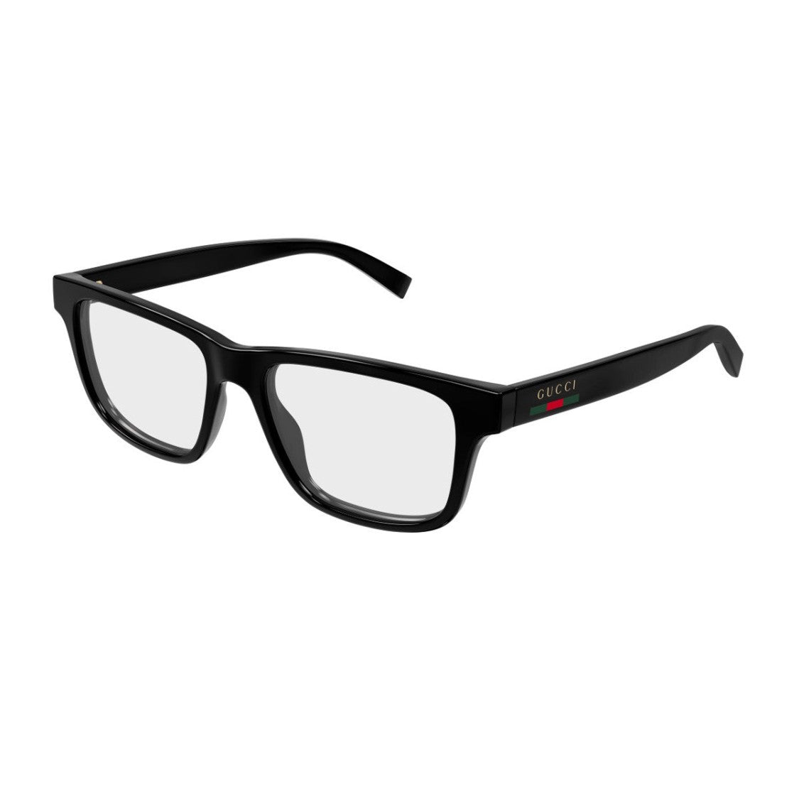 Gucci Black Gg1987o Linea Sign Fabric Rectangular Sunglasses