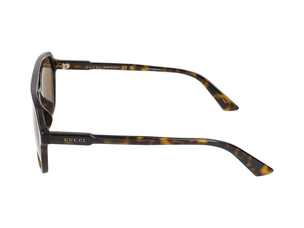 Gucci Havana Gg1823sa Square Acetate Sunglasses