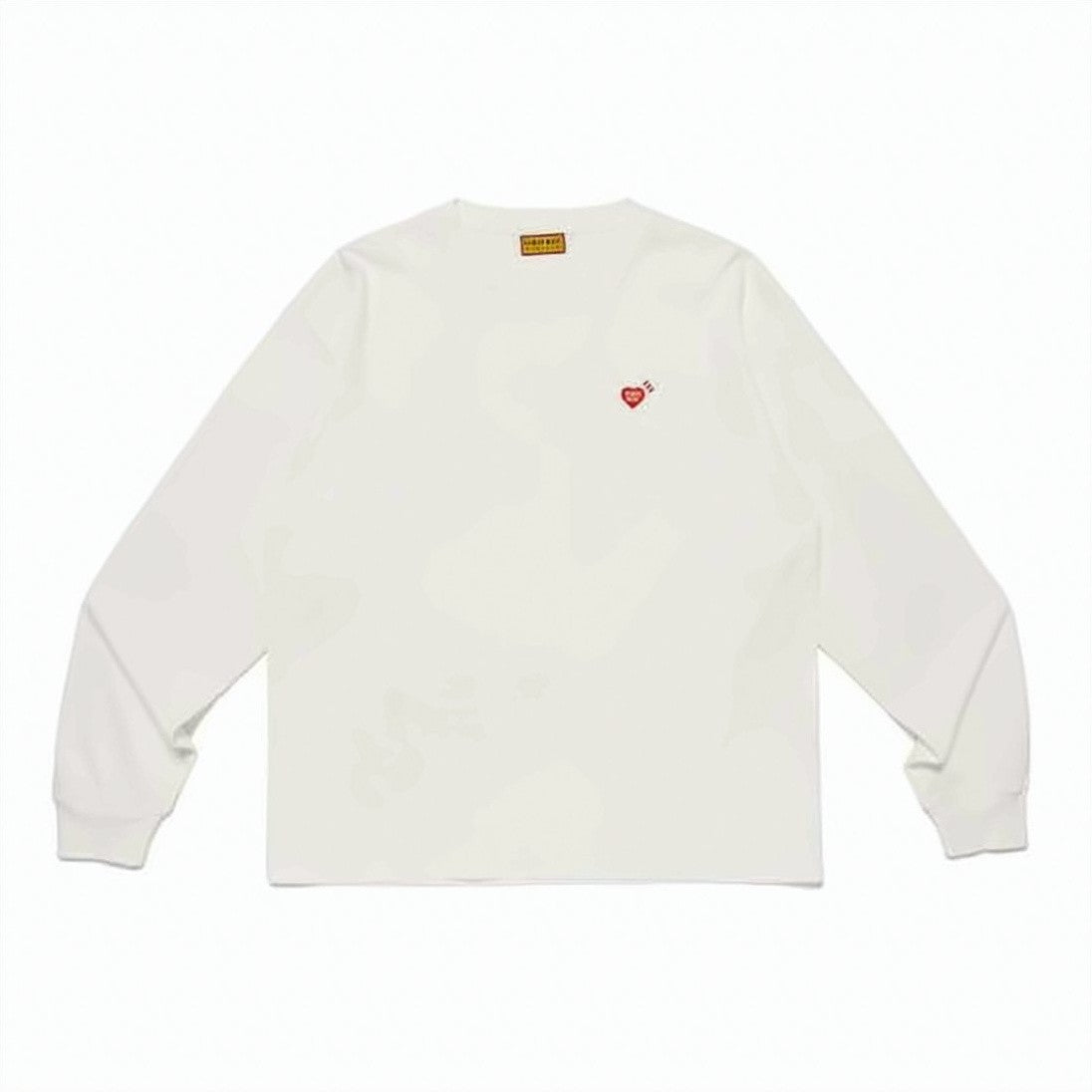 Humanmade Long-Sleeve Graphic Tee With Ribbed Cuffs
