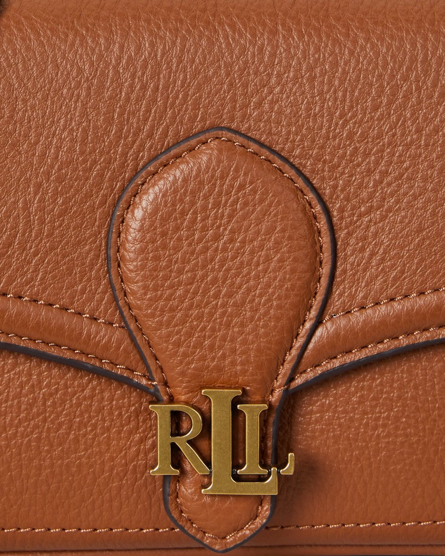Lauren Ralph Lauren Luxe Pebble Leather Wallet On A Chain