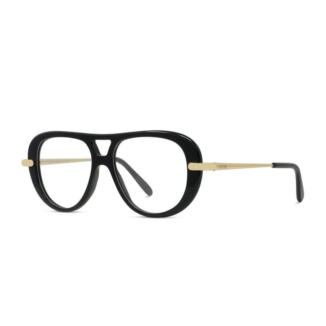 Loewe Black Lw50112i Slim Bold Pilot Acetate Eyeglasses
