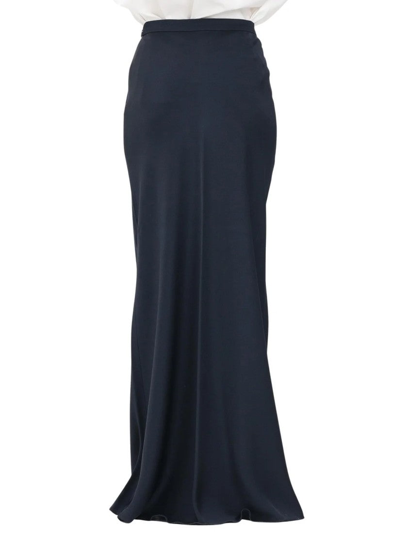Max Mara Fluid-Flowing Rimini Satin Maxi Skirt