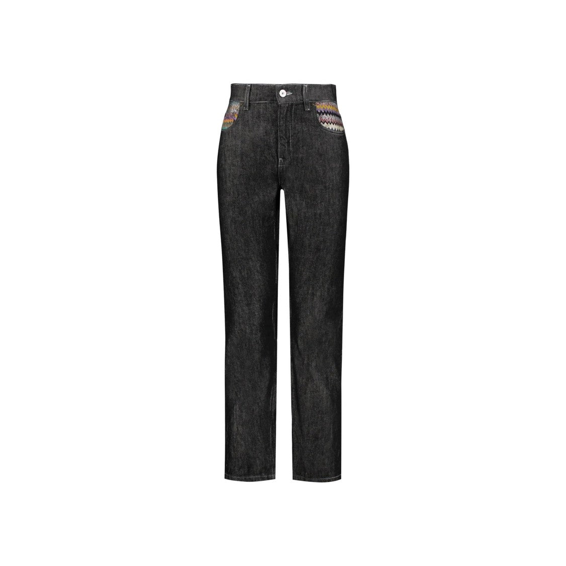 Missoni Classic Black Straight-Leg Denim Jeans