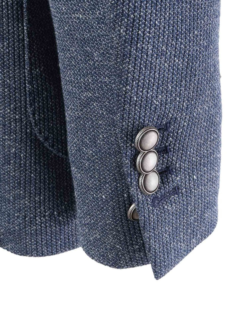 Breras Double-Breasted Textured Jacket With Tailored Fit