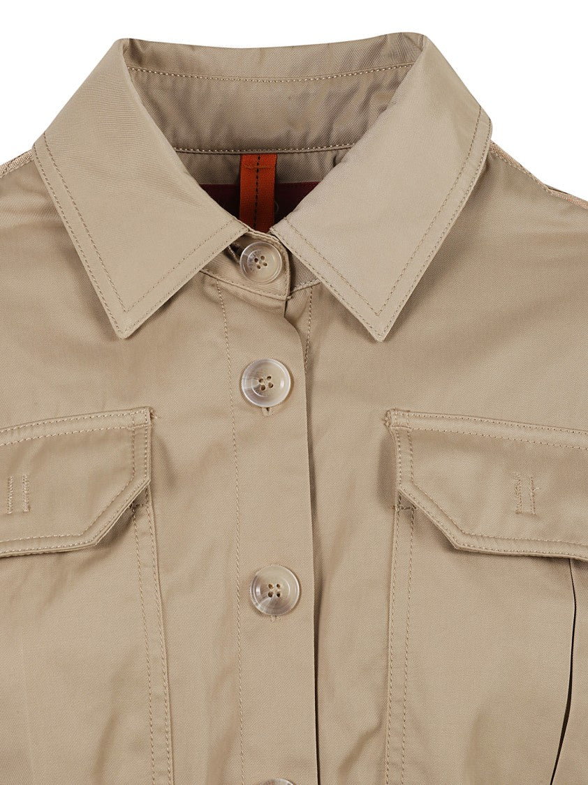 Parajumpers Relaxed Fit Coat With Cinched Waist