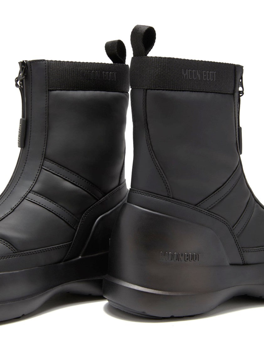 Moon Boot Contemporary Black Ankle Boots