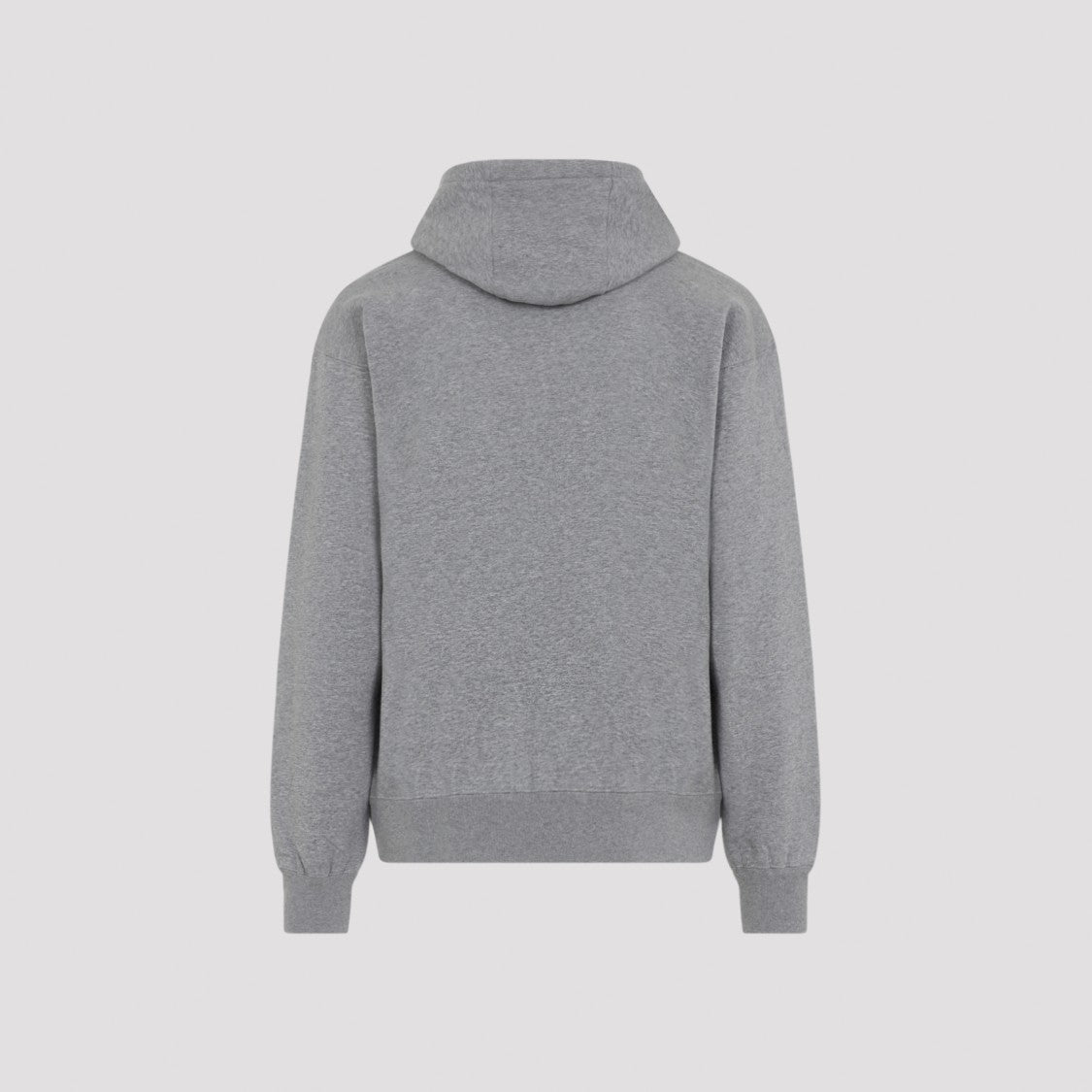 Ralph Lauren X Purple Label Heather Grey Cotton-Cashmere Blend Hooded Sweatshirt