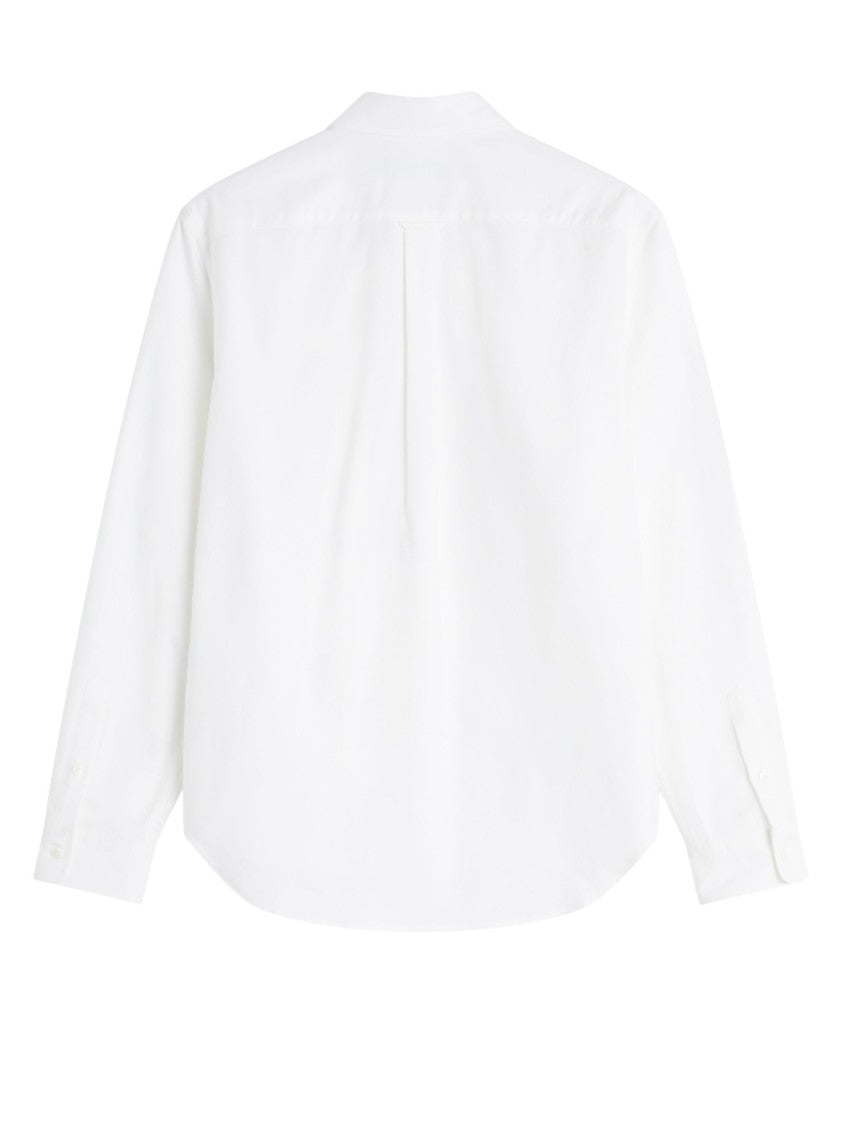 Maison Kitsuné White Chest Pocket Cotton Shirt