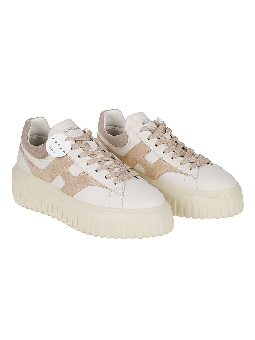 Hogan H-Stripes Mutton Leather Sneakers