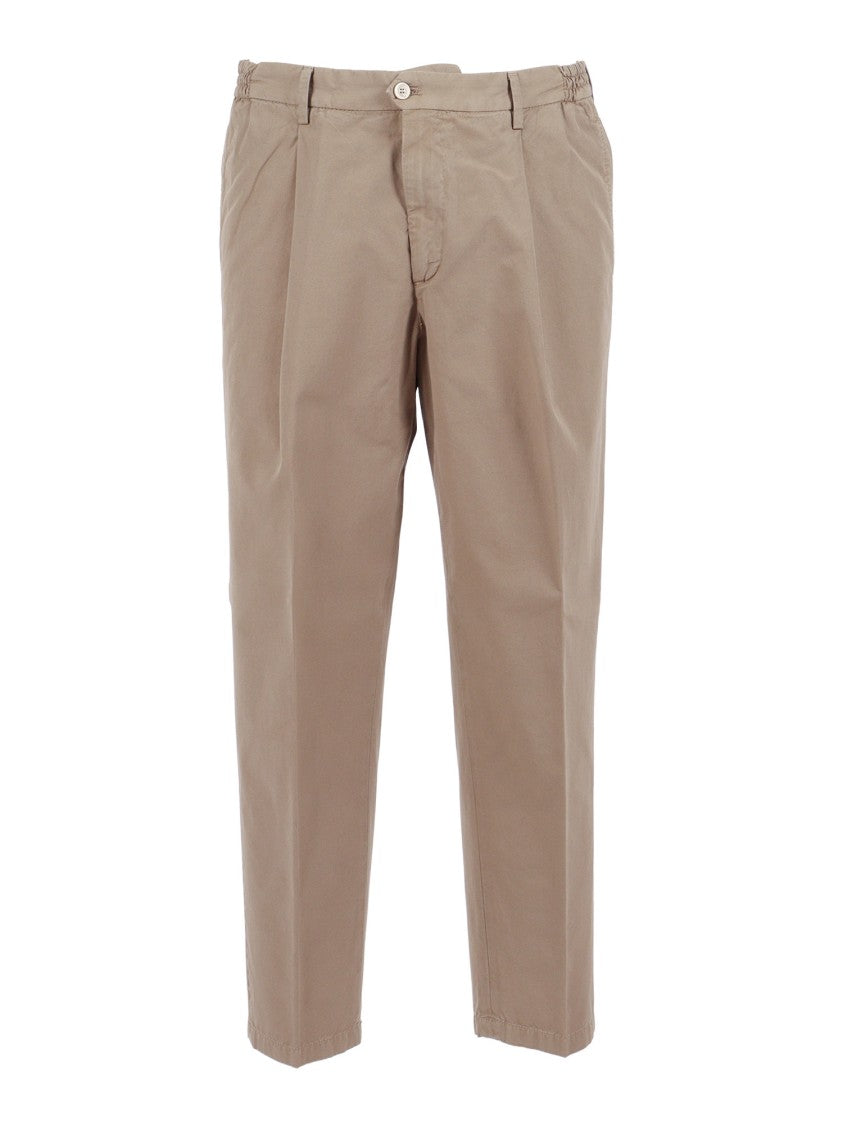 Briglia Straight Leg Cotton Straight-Leg Pants