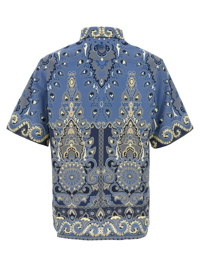 Etro Intricate Paisley Print Cotton Shirt