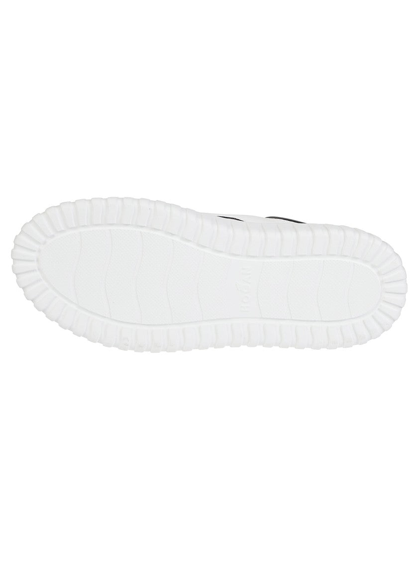 Hogan H-Stripes Low Top Calf Leather Sneakers