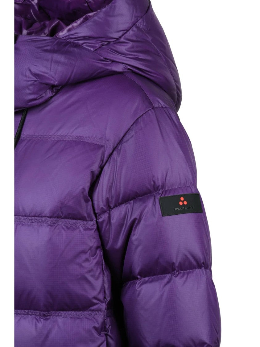 Peuterey Purple Kenid Hooded Down Jacket