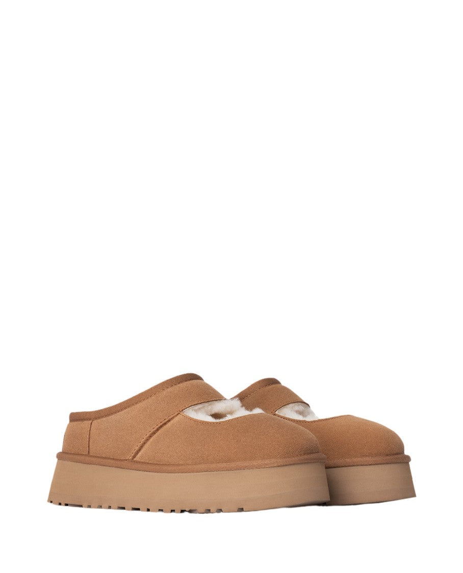 Ugg Mary Jane Platform Slippers With Sheepskin Lining And Uggplush™ Insole