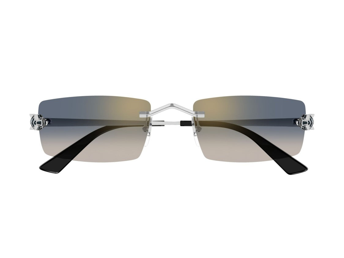 Cartier Ct0598s Rimless Rectangular Gradient Sunglasses