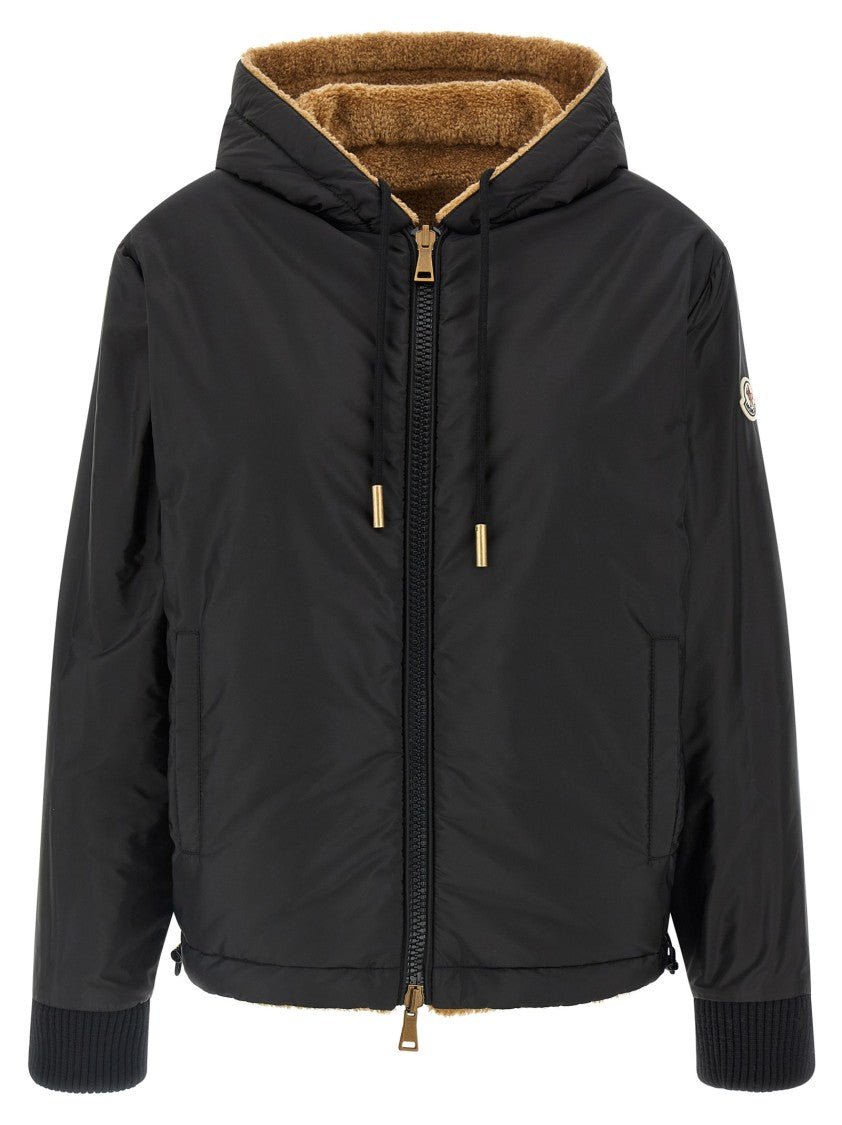 Moncler Reversible Teddy-Effect Fleece Hoodie