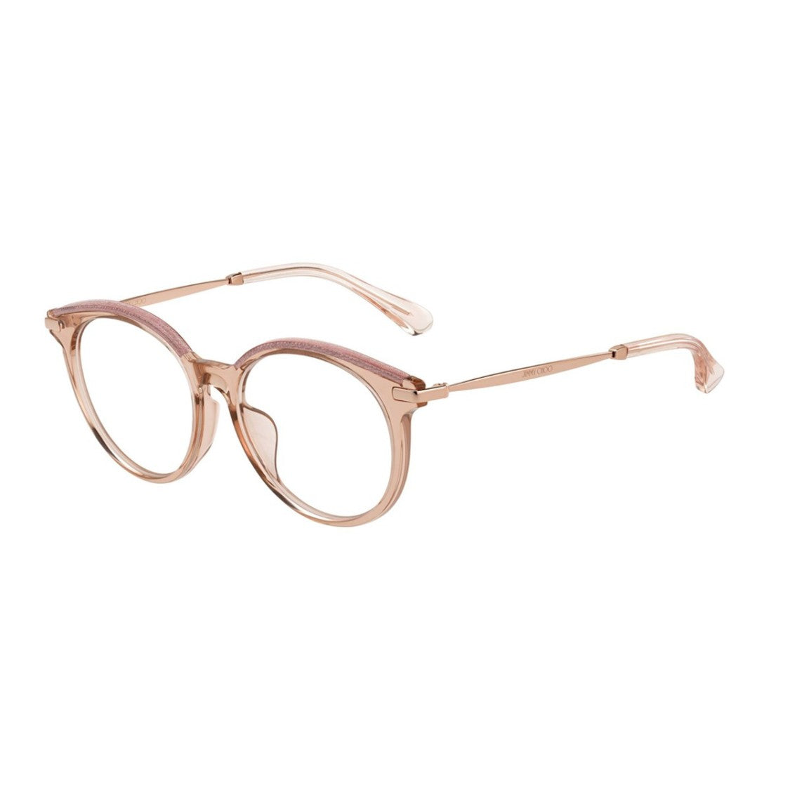Jimmy Choo Pink Jc254/F Acetate Round Glasses