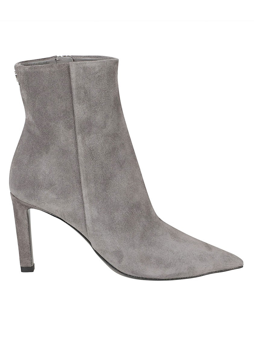 Jimmy Choo Pointed-Toe Suede Ankle Boots