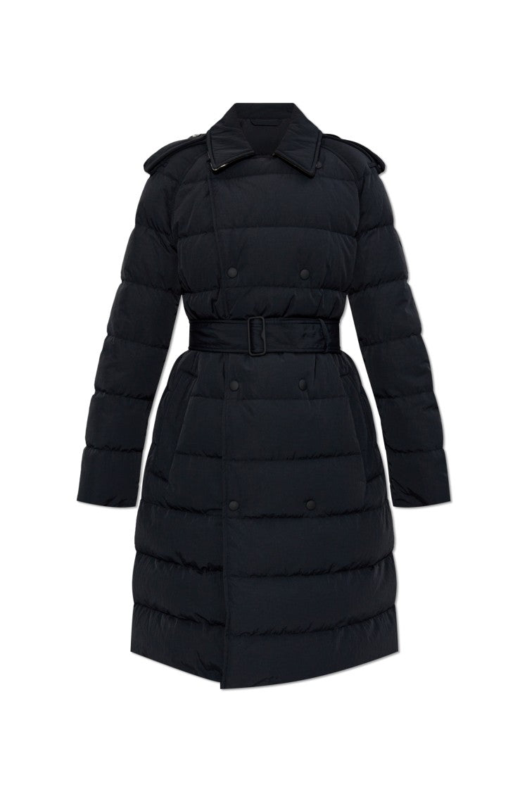 Burberry Down Jacket With Waist Belt