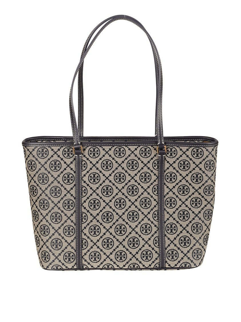 Tory Burch Structured Handbag With Geometric Pattern
