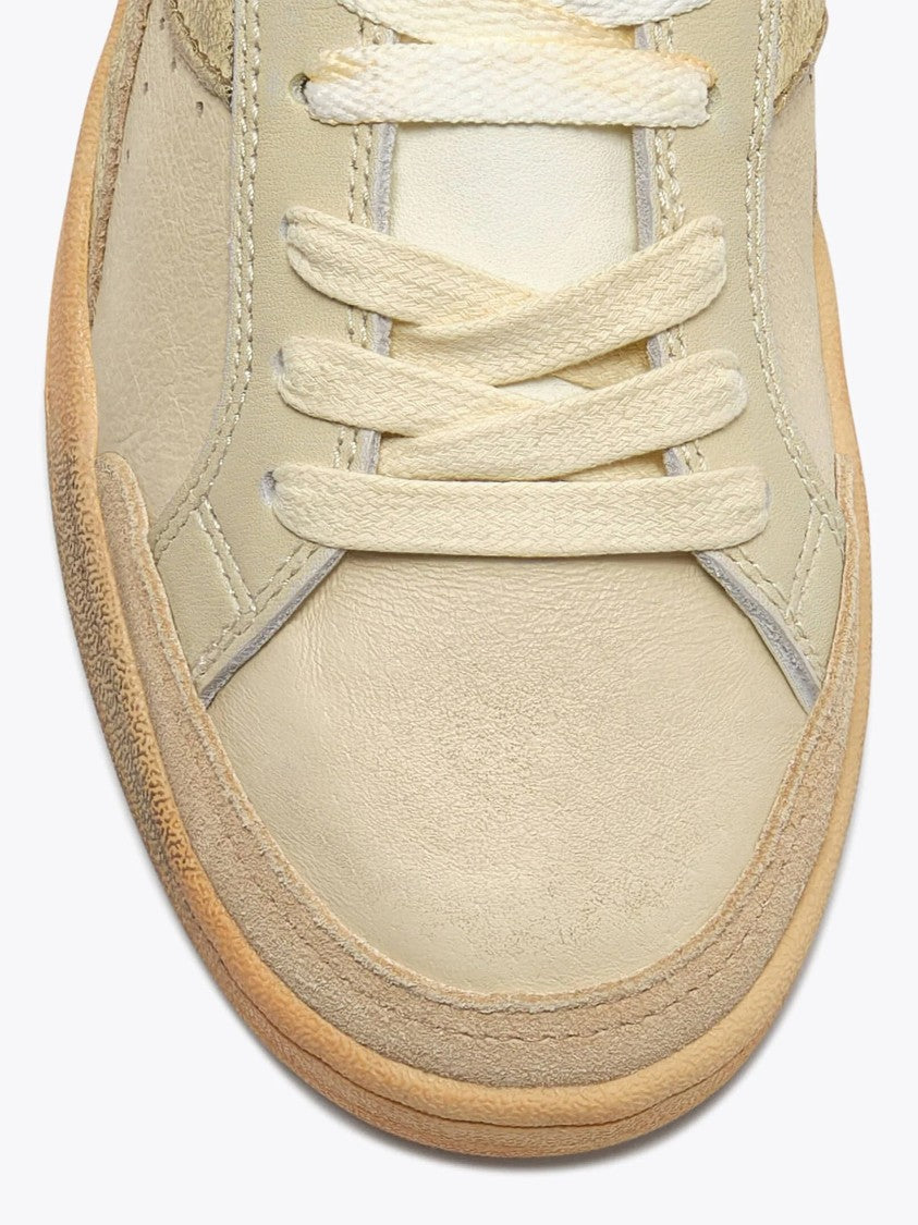 Diadora Prestige Aged Italia Cream Gold Sneakers