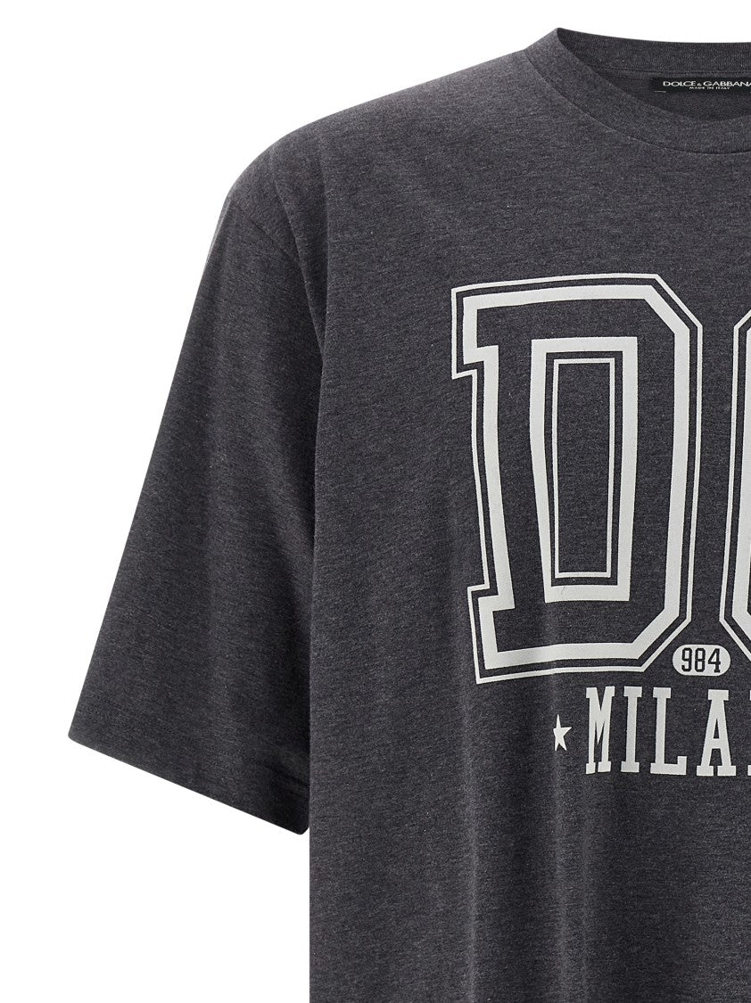 Dolce & Gabbana Flocked Print T-Shirt