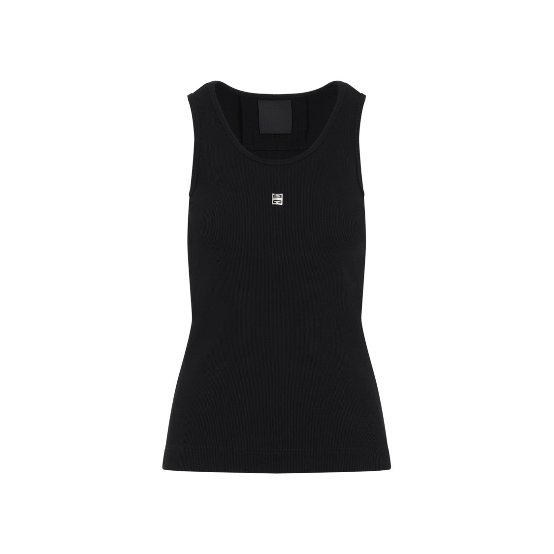 Givenchy Black Cotton Tank Top