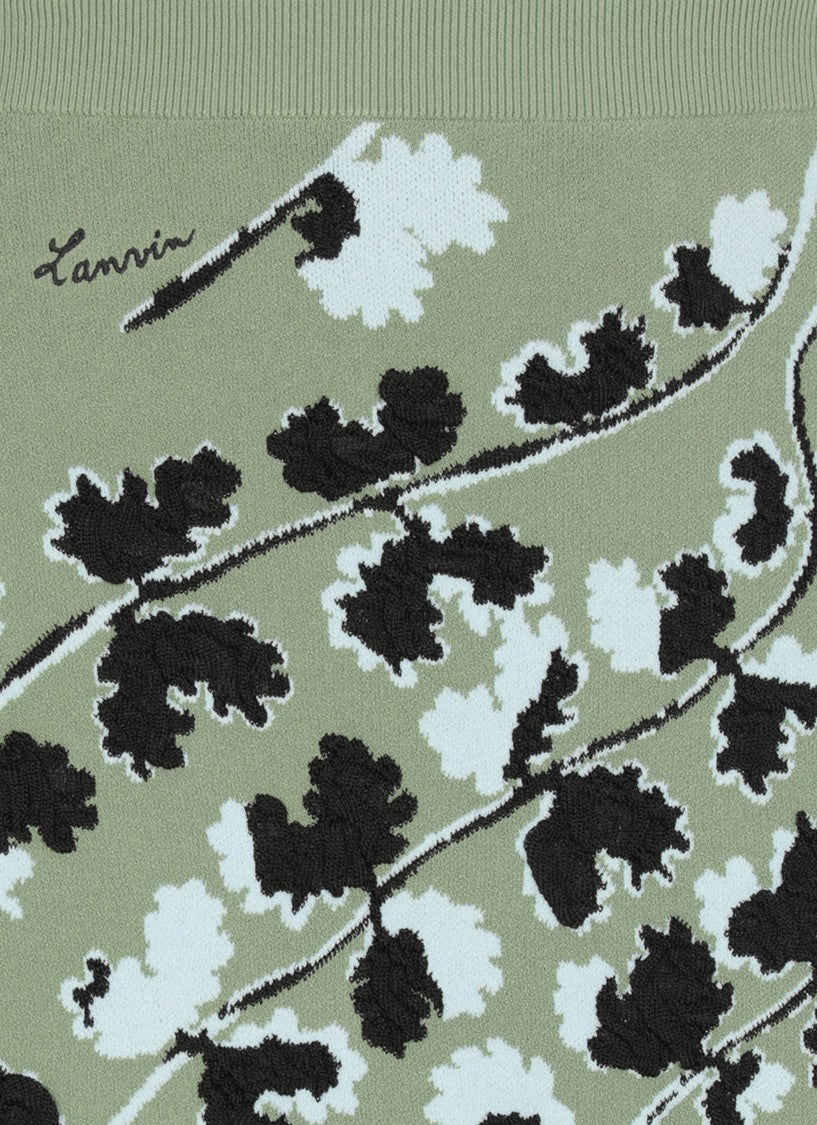 Lanvin Skirt With Floral Pattern