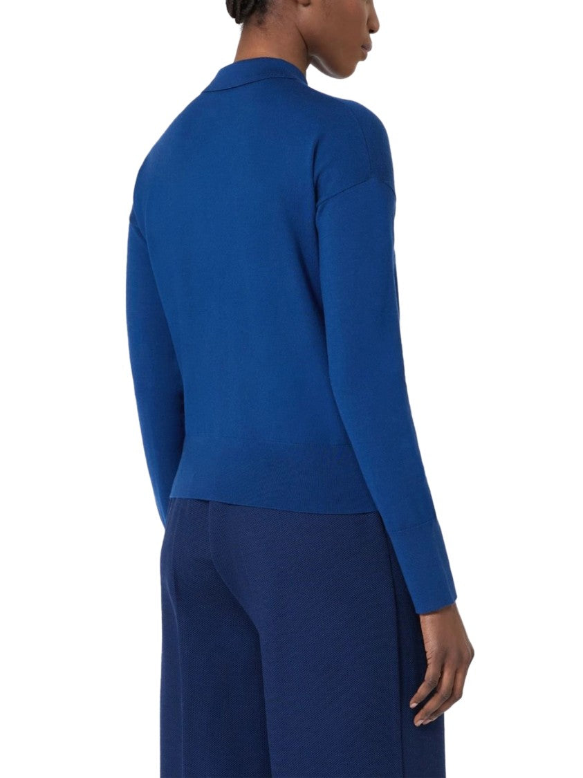 Max Mara Pointed Collar Button-Down Cardigan