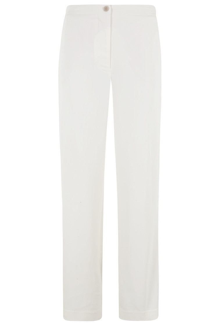 Seventy White Knitwear Pants
